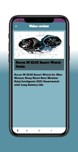 Karen M ZL02 Smart Watch Guide