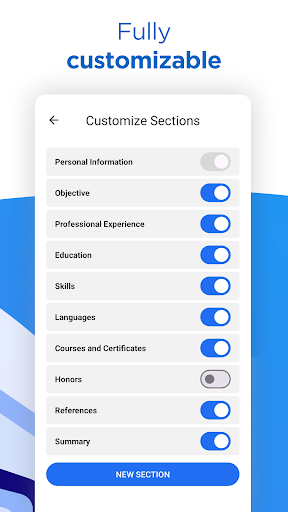 Screenshot of AI Resume Builder CV Maker PDF