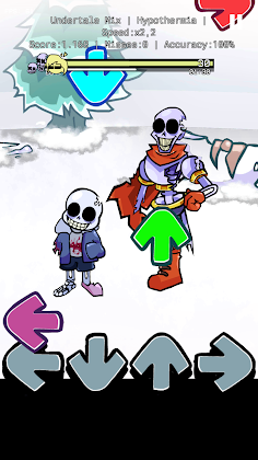 FNF Undertale Mix Door Lore - Screenshot 1