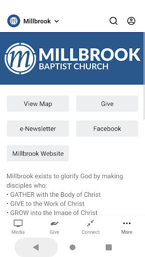 Millbrook Baptist Church Screen 3