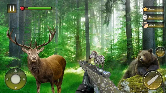 動物狩獵遊戲：叢林狩獵射擊遊戲 3d