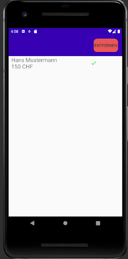 SchuldenListe Screen 3