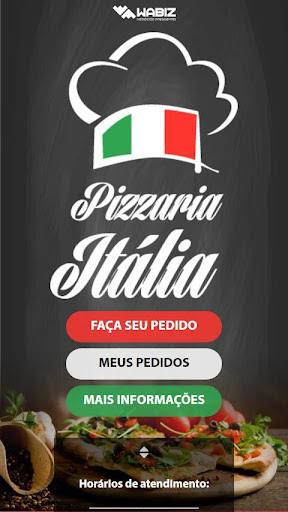 Android application Pizzaria Itália Mauá screenshort