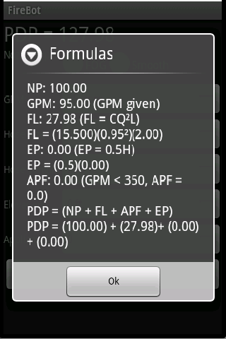 Firebot Fire Pump Calculator