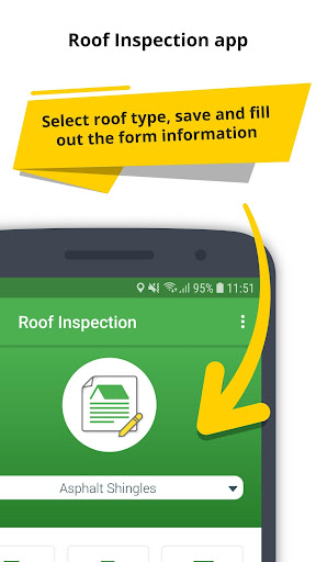 Android application Roof Inspection screenshort