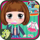 Bella back to school - girl school simulation game icon