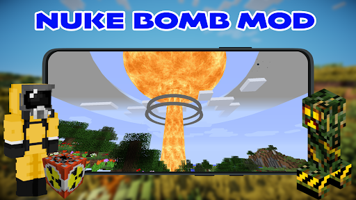 Nuke Bomb Mod For Minecraft PE 1