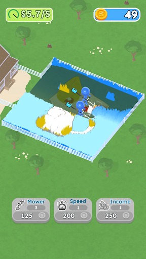 Android application Lawn Mower Idle screenshort