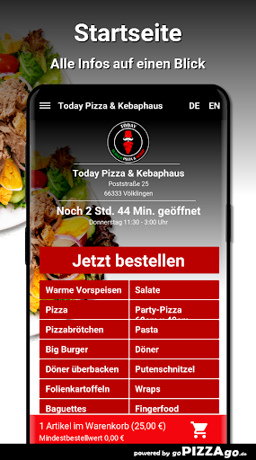 Today Pizza - Kebaphaus Völkli Screen 2