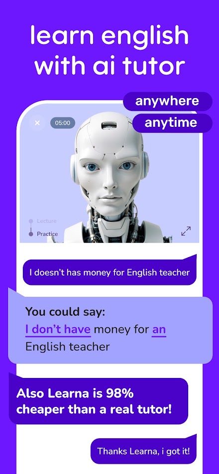 Speak & Learn English: Learna Screen 3