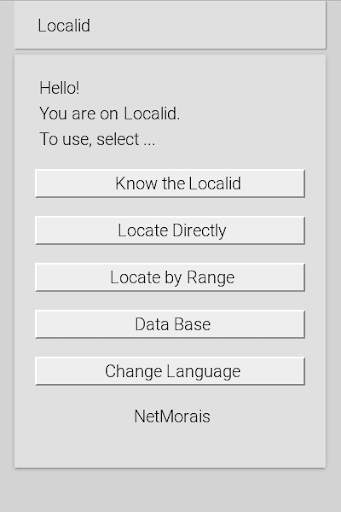 Android application Localid screenshort