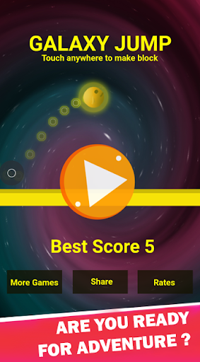Android application Galaxy Jump - Jump Jump Jump ! screenshort