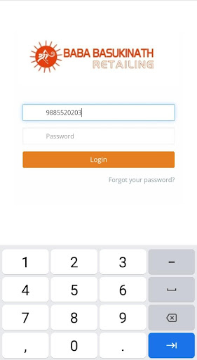 Android application Baba Basukinath Smart Finance screenshort