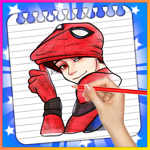 Lae alla spider boy coloring Super hero APK