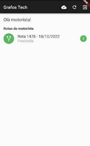 Android application Grafos App screenshort