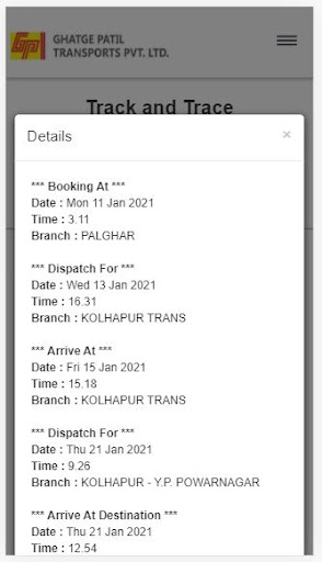 Ghatge Patil Transport Screen 3