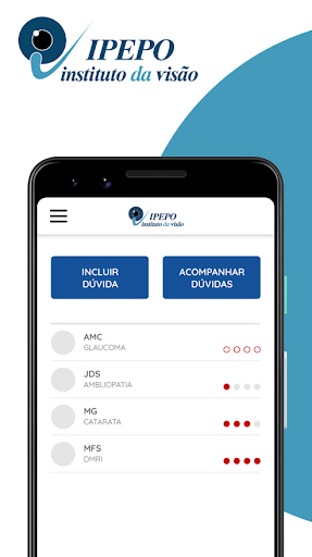 Android application Eye Connect IPEPO screenshort