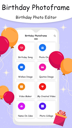 Android application Birthday Photoframe : Birthday screenshort