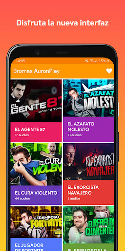 Android application Bromas AuronPlay screenshort