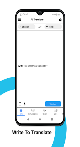 Android application AI Translate Speak Translator screenshort