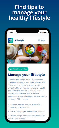 AskPCOS Screen 3