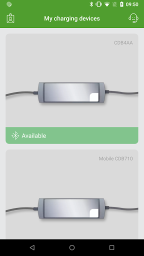 Android application My Charge screenshort