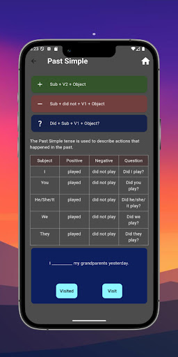 English Tenses Book — скриншот 4