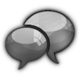 GO SMS Gunmetal Cobalt Theme icon
