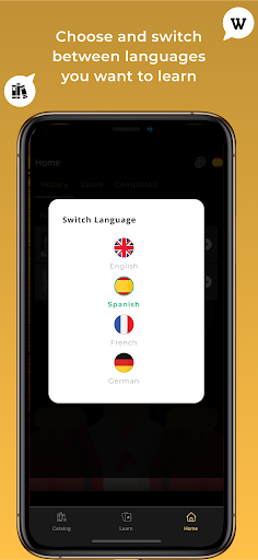 Lwingo - Practice languages Screen 2