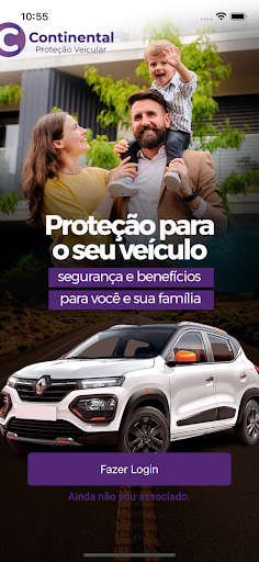 Android application Continental Proteção Veicular screenshort