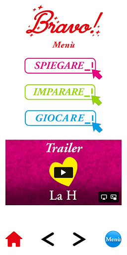 Android application Bravo! di Maestri d'Arte screenshort