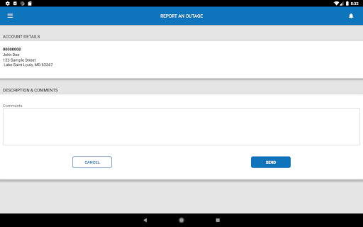 Screenshot of DEC Connect