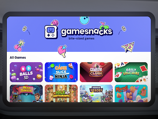 Screenshot of GameSnacks