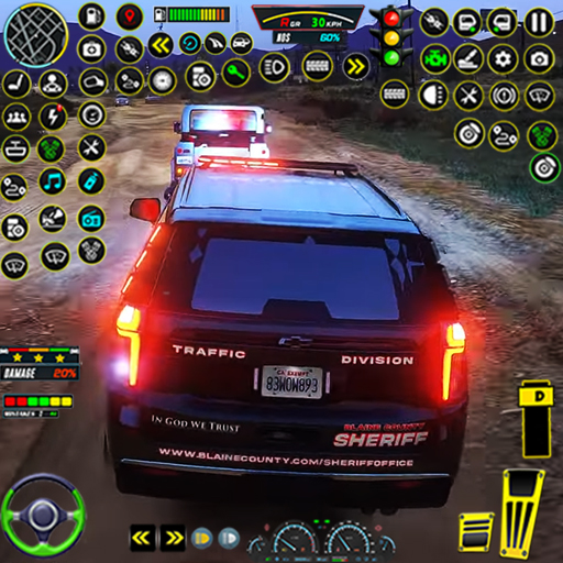 警察 車 駕駛 車 遊戲