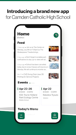 Android application Camden Catholic High School screenshort