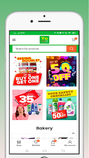 Android application Yomart screenshort