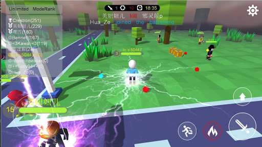 Android application Hero Fighting screenshort