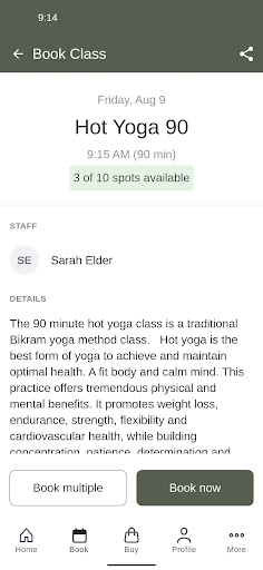 Beaches Hot Yoga Screen 3