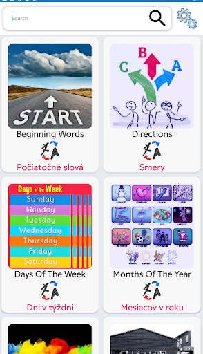 English slovak dictionary Screen 2