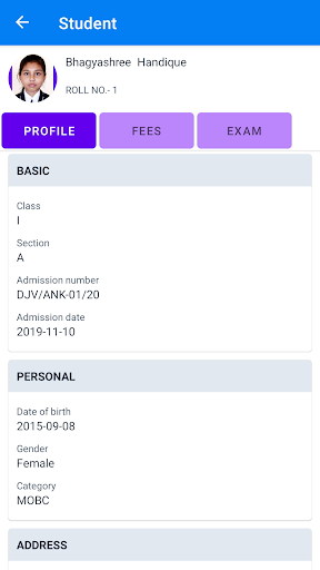 VidyalayaERP Admin Screen 3