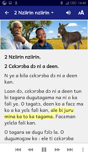 Contes dioula avec audio Screen 3