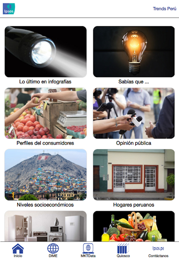 Android application Ipsos Trends Perú screenshort