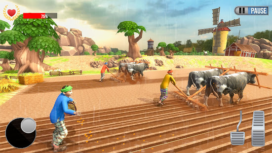 Tractor Farming Games Offline apktram screenshots 6
