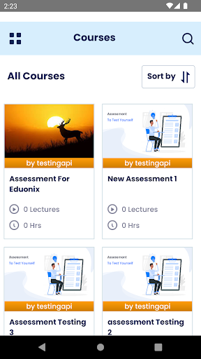 Android application CodeBlu screenshort