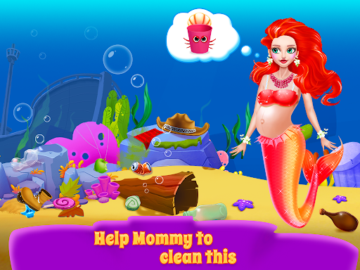 Mermaid Mom & Newborn - Babysitter Game screenshots 15