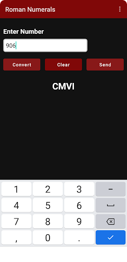 Roman Numerals Converter