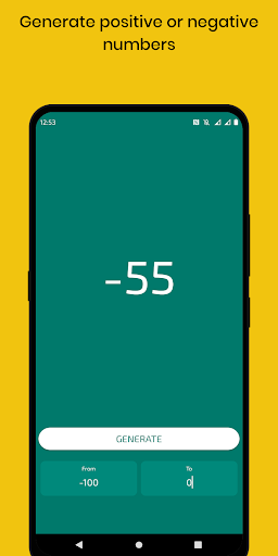 Random Number Generator Screen 3
