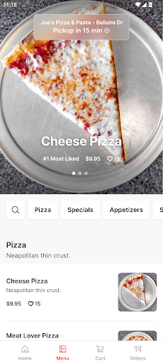 Joes Pizza and Pasta - Ft Worth