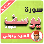Cover Image of ดาวน์โหลด surah yusuf Sayed Metwlly 3.3 APK