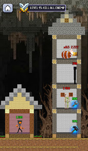 Craft Tower: Stick Hero Wars apkpoly screenshots 8